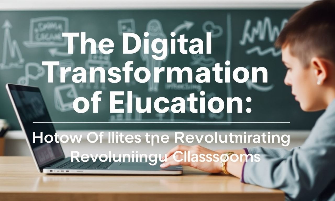 The Digital Transformation of Education: How Online Resources Are Revolutionizing Classrooms The Digital Transformation of Education: How Online Resources Are Revolutionizing Classrooms