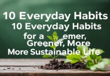 10 Everyday Habits for a Greener, More Sustainable Life 10 Everyday Habits for a Greener, More Sustainable Life