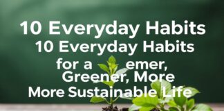 10 Everyday Habits for a Greener, More Sustainable Life 10 Everyday Habits for a Greener, More Sustainable Life