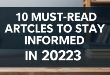 10 Must-Read Articles to Stay Informed in 2023 10 Must-Read Articles to Stay Informed in 2023