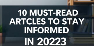 10 Must-Read Articles to Stay Informed in 2023 10 Must-Read Articles to Stay Informed in 2023