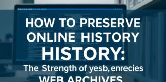 How to Preserve Online History: The Power of Web Archives How to Preserve Online History: The Strength of Web Archives