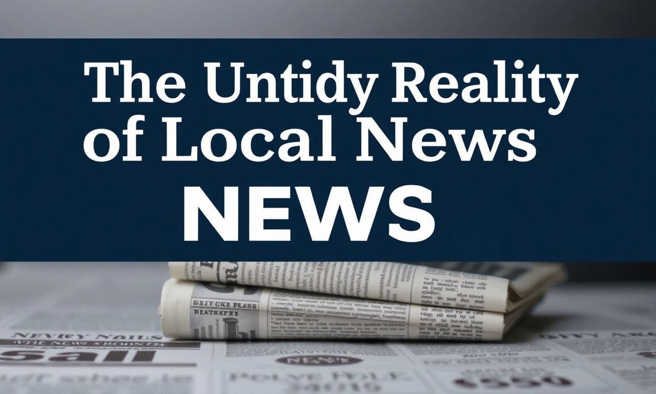 The Messy Truth About Local News: Why Your Town’s Paper Might Be Dying The Untidy Reality of Local News: Why Your Hometown Newspaper Could Be Fading Away